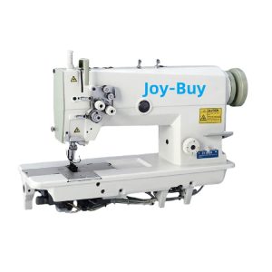 Double needle large rotary hook high speed lockstitch sewing machine for thick fabrics