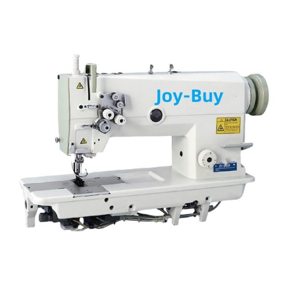 Double needle large rotary hook high speed lockstitch sewing machine for thick fabrics