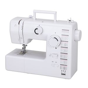 Home sewing machine with 59 stitches for sewing buttons and buttonholes