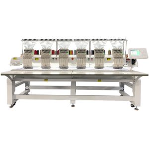 6 Heads 12 Needles Computer Embroidery Machine
