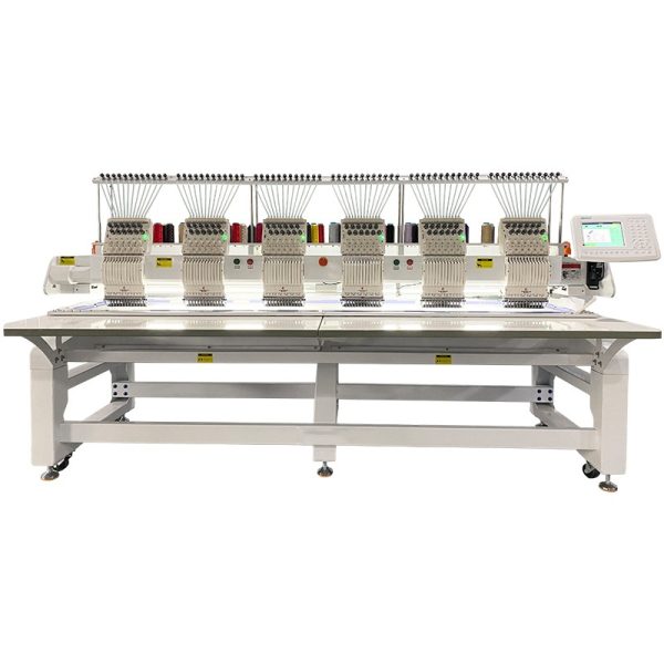 6 Heads 12 Needles Computer Embroidery Machine